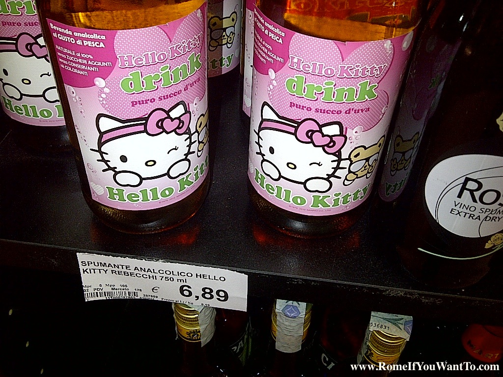 Hello Kitty booze