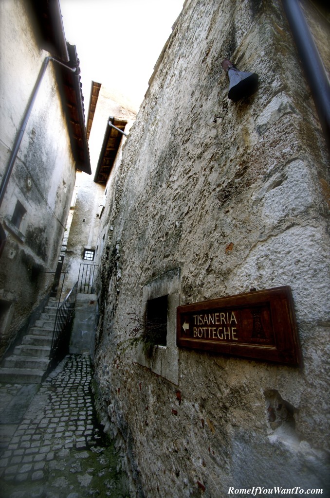 This Way to the Tea House, and Shops. 