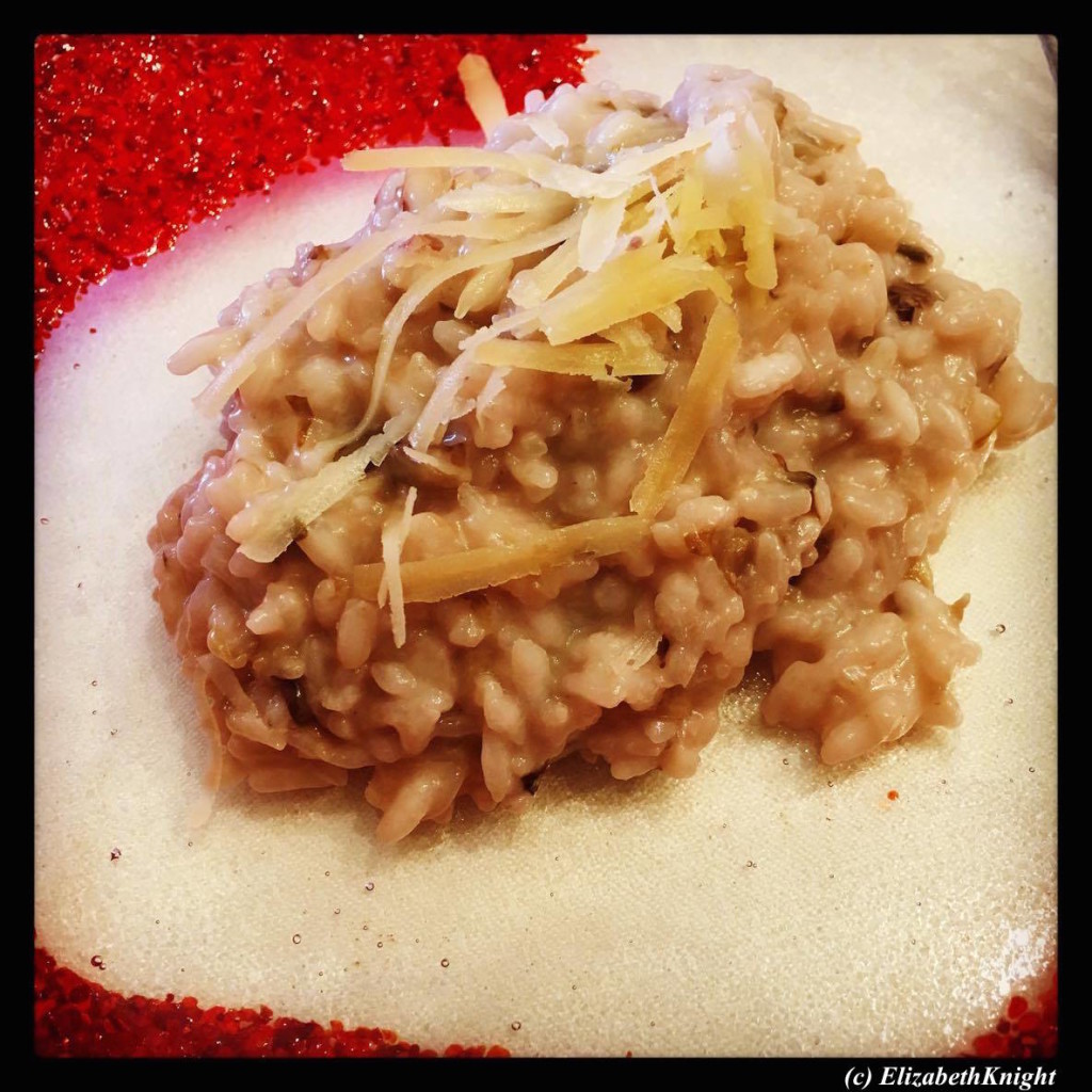 None of my ex-boyfriends will believe it, but I had a hand in making this risotto! (Thanks to Monica Cook in Venice...Shh...)