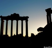 The Roman Forum, Sunset